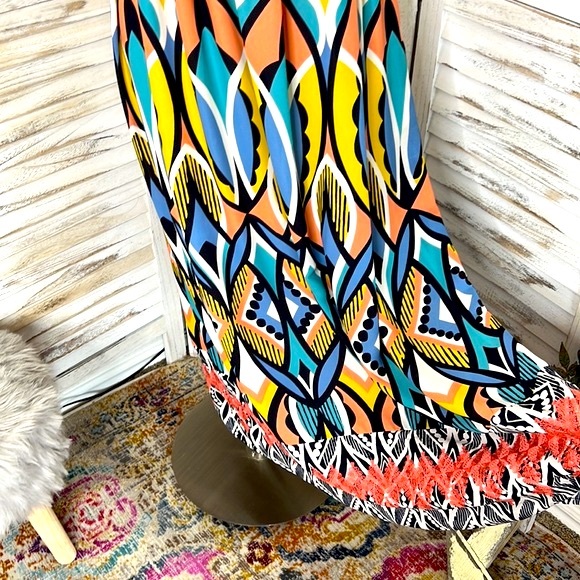 ANTHROPOLOGIE l Floreat Dahlia Key Hole Sleeveless Maxi Dress Size 6 - Picture 9 of 11